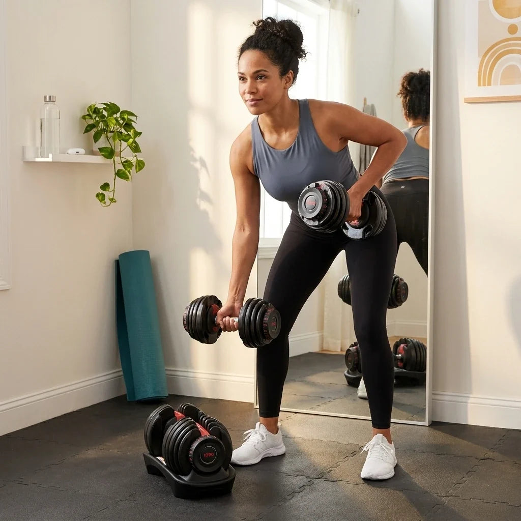 1090 Adjustable Dumbbell Set — product view 2