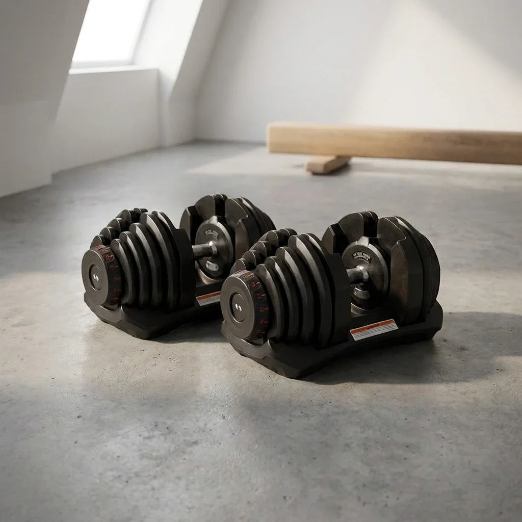 1090 Adjustable Dumbbell Set — Studio Shot