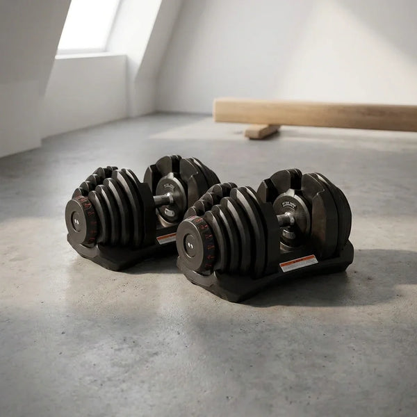 1090 Adjustable Dumbbell Set — Studio Shot