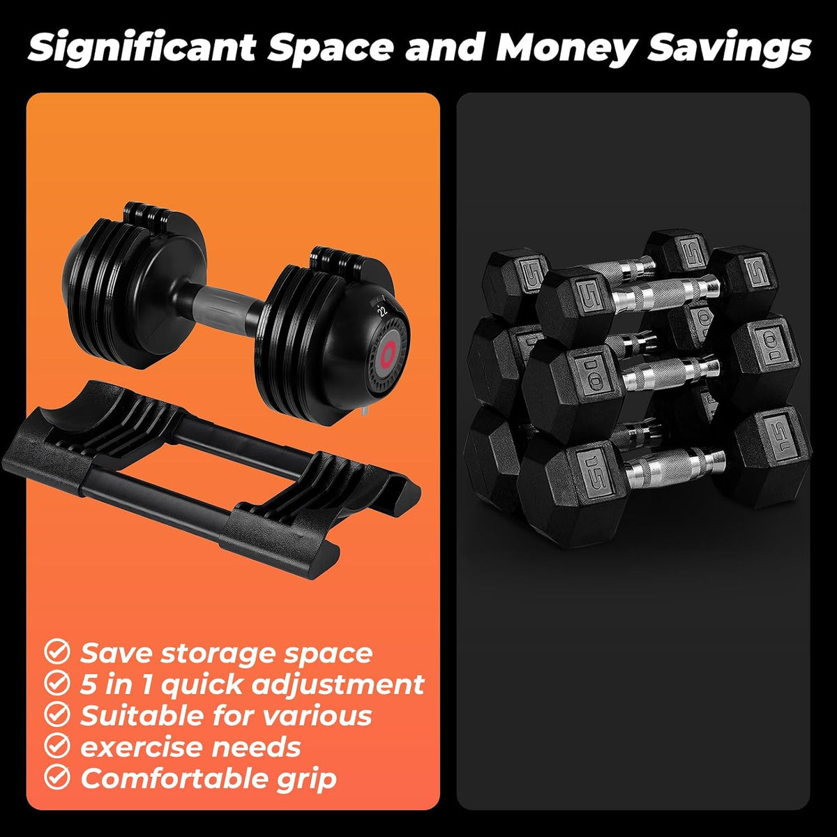 Adjustable Dumbbell Set — product view 2