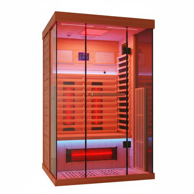 1–2 Person Full Spectrum Infrared Sauna – Canadian Hemlock