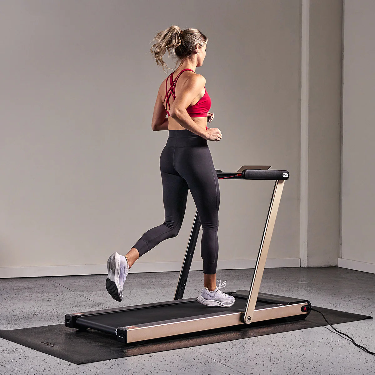 Space Saving Commercial Treadmill, Slim Motorized W/ Speakers — product view 10