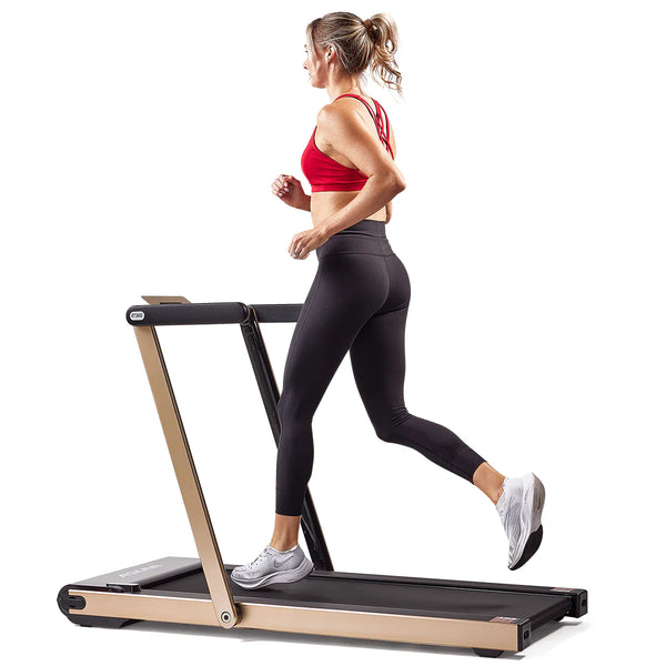 Slim Folding Motorized Treadmill with Speakers – 2.5HP