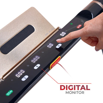 Space Saving Commercial Treadmill, Slim Motorized W/ Speakers — product view 3